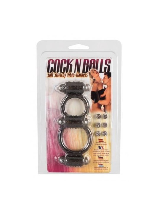 Seven Creations Cock N Balls è un doppio anello per pene e testicoli Seven Creations Cock N Balls è un doppio anello per pene e testicoli